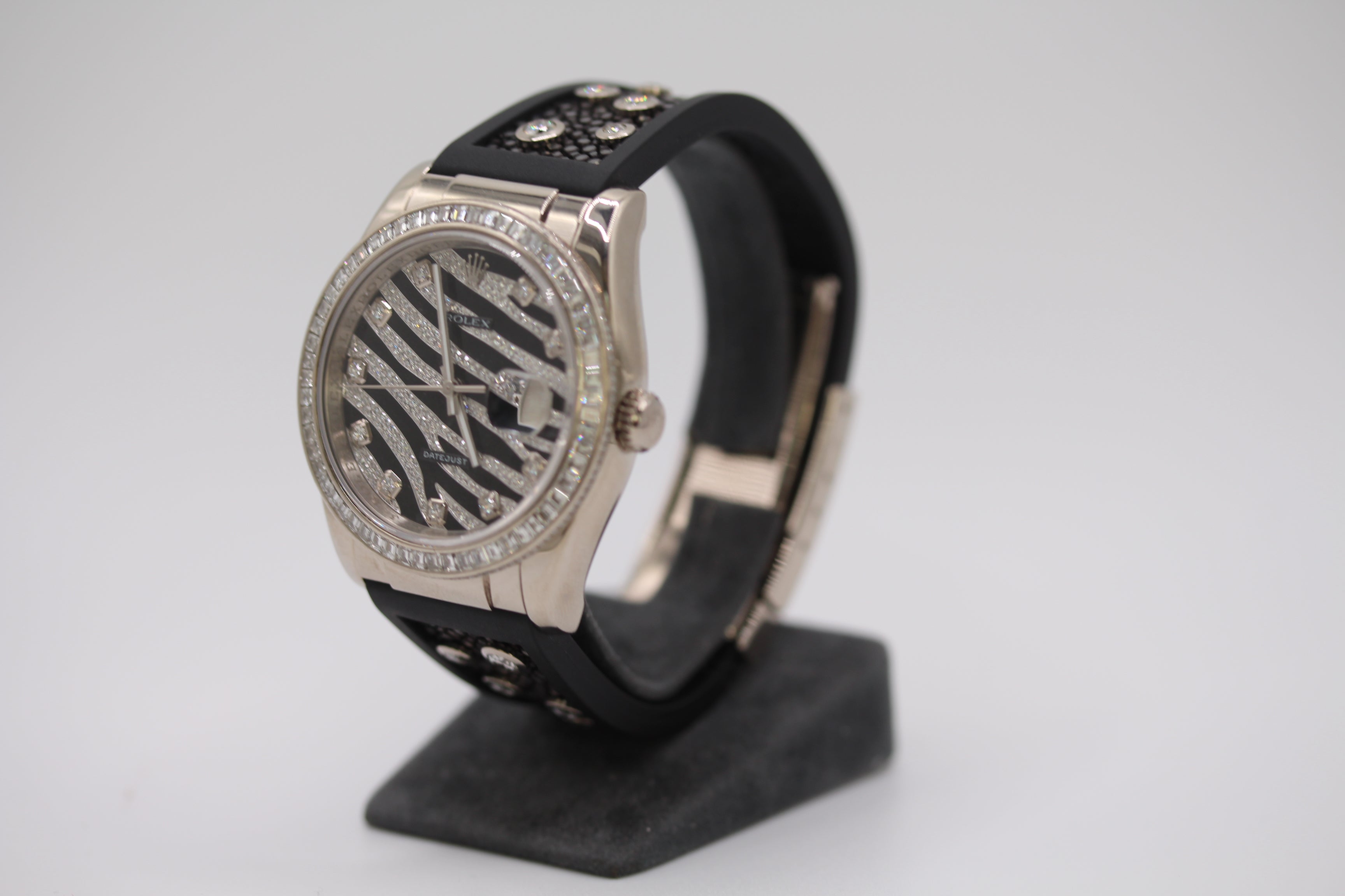 Rolex Datejust 36 Factory Diamond Zebra
