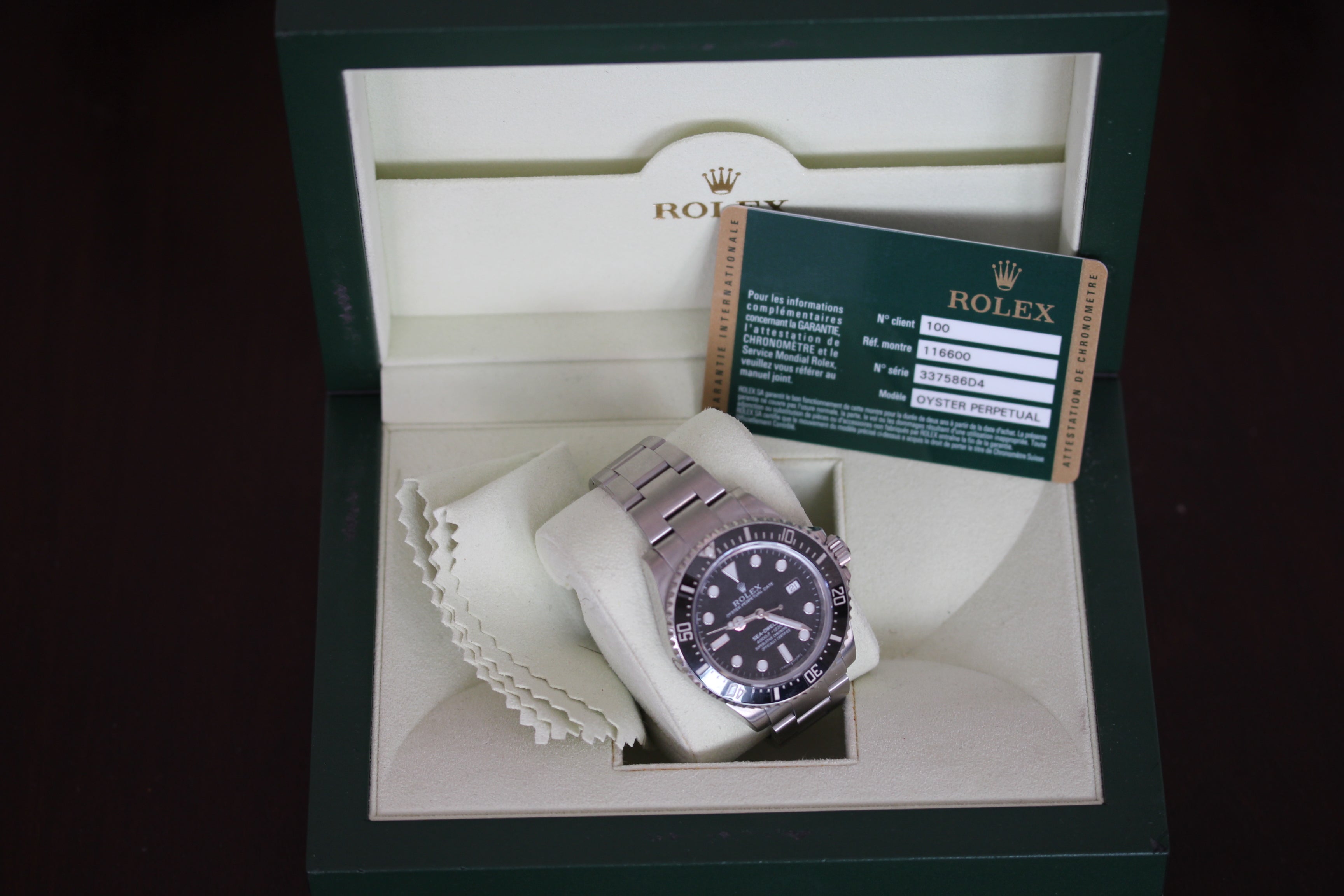 Rolex Sea Dweller LC 100, 116600