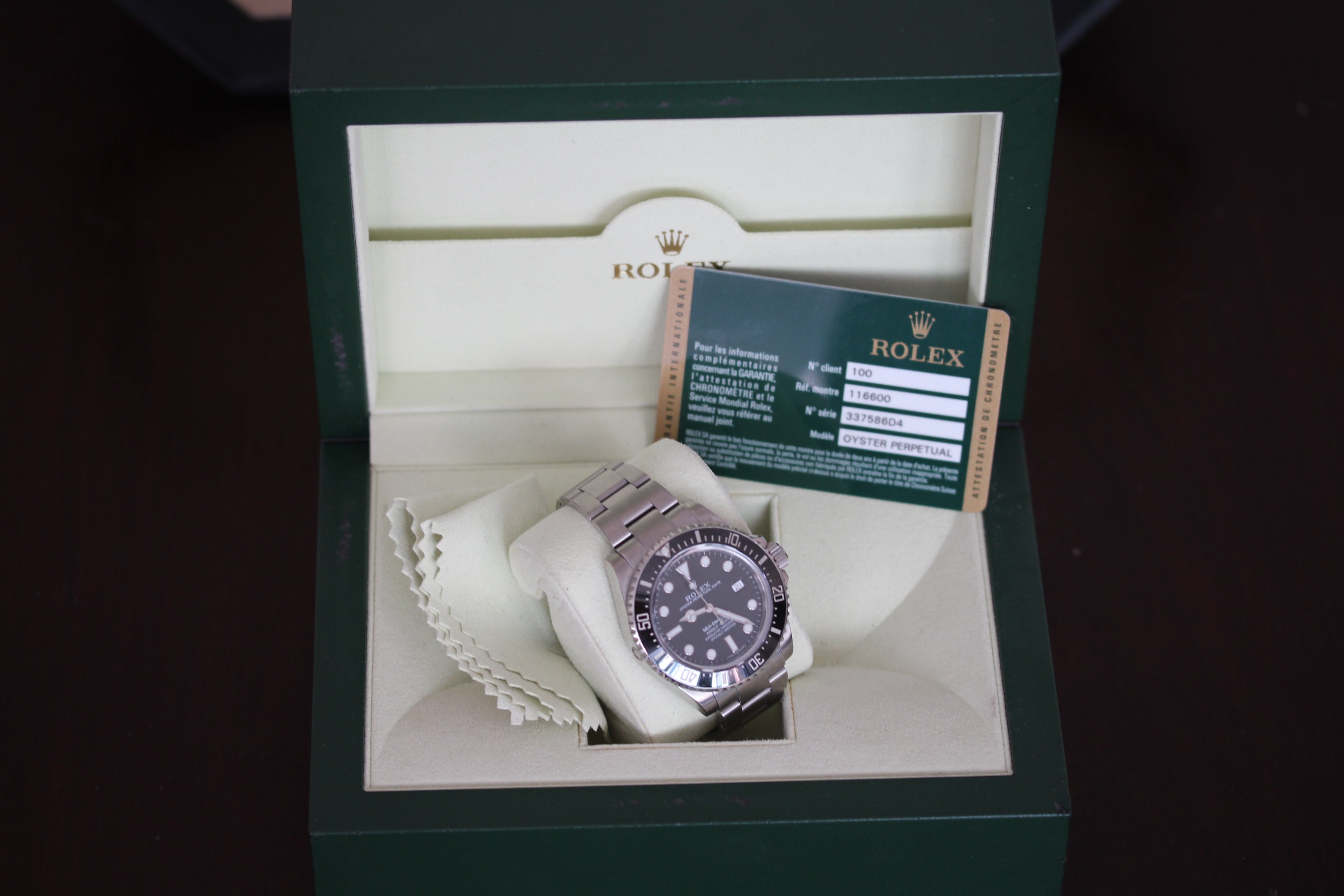 Rolex Sea Dweller LC 100, 116600