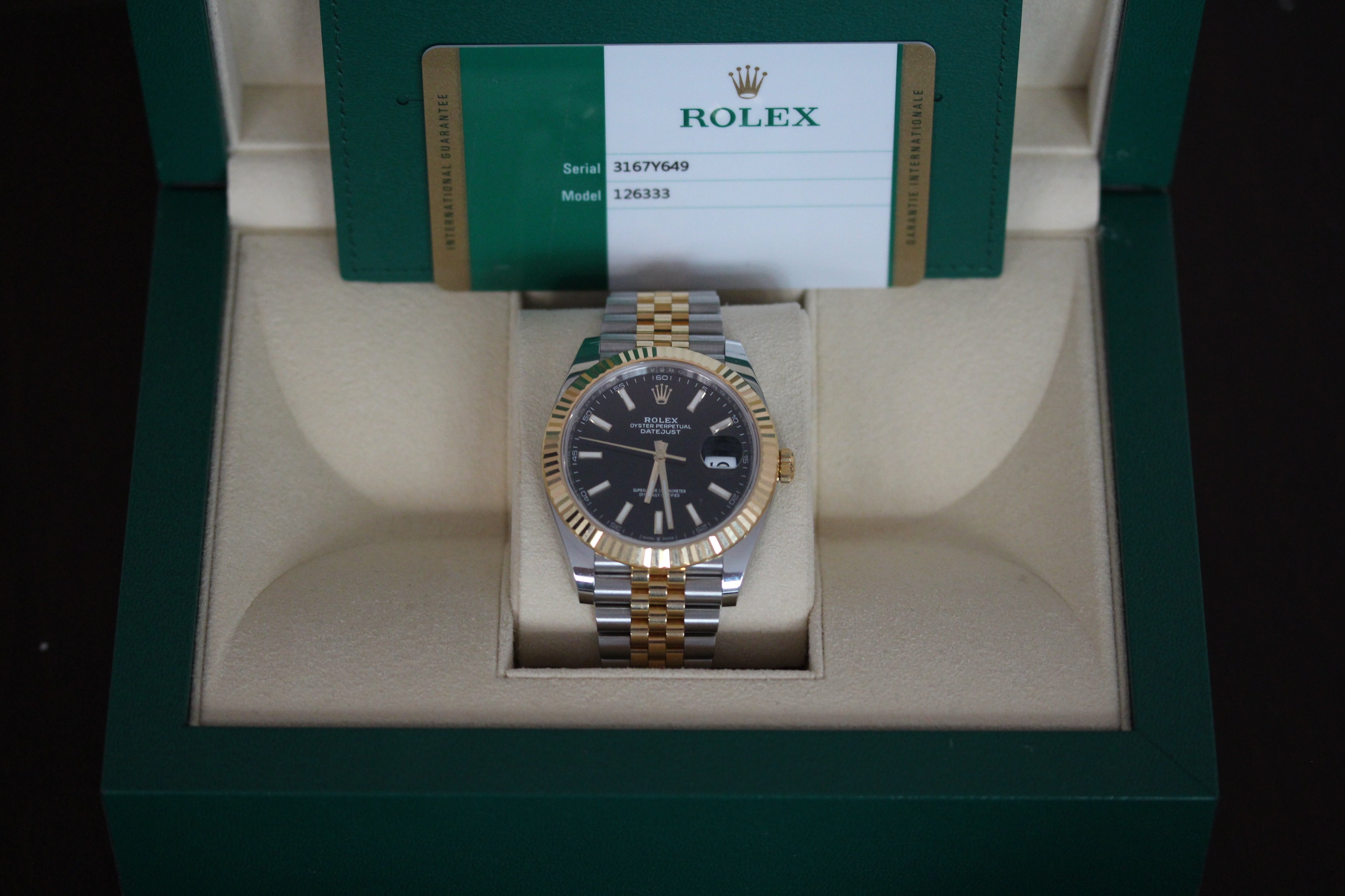 Datejust 41 mm Bicolor 126333